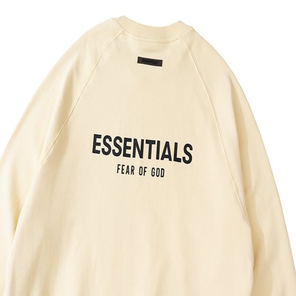 Fear Of God Essentials Pull-Over Cream Crewneck - Picture 12 of 13